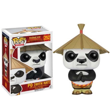 Boneco DreamWorks Kung Fu Panda Po With Hat Pop Funko 252