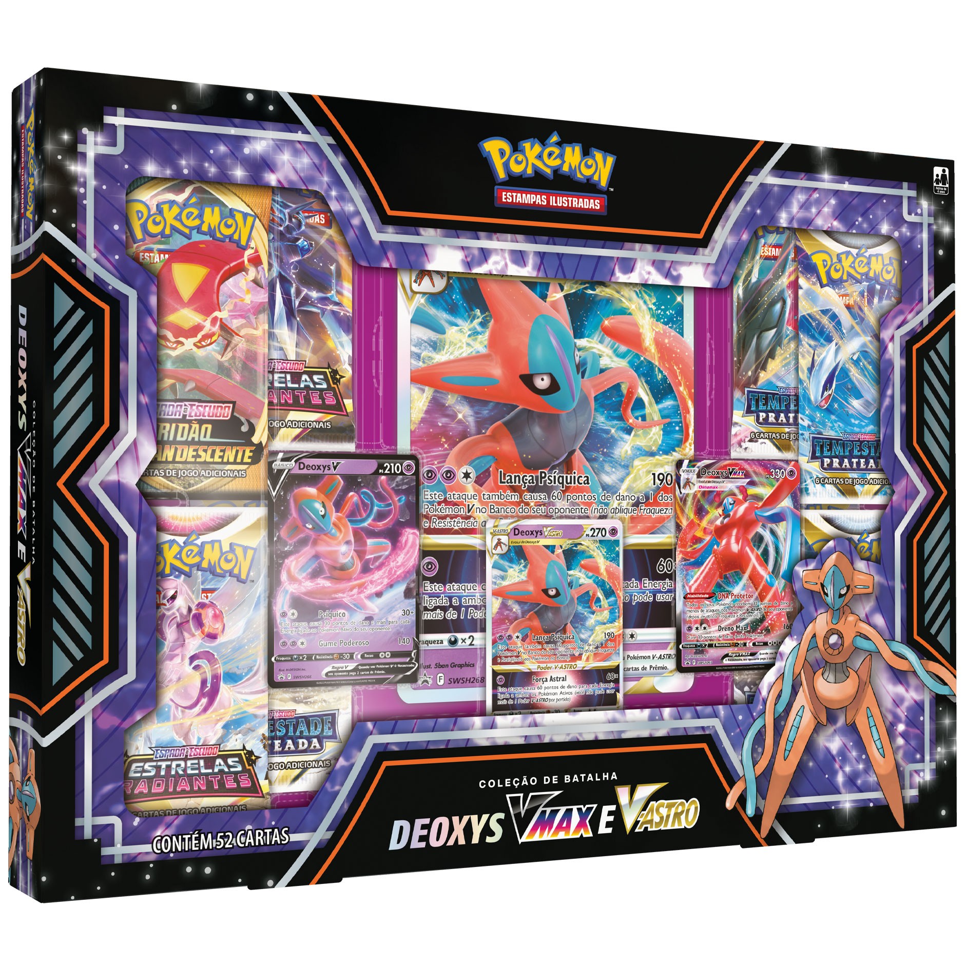 Deck Pokémon Batalha V - Deoxys-v - Copag - Lojas França