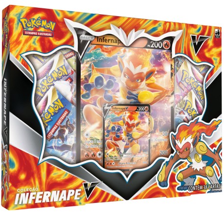 Box Pokémon Coleção Infernape V Copag