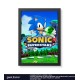 Quadro Decorativo Sonic SuperStars geek.frame