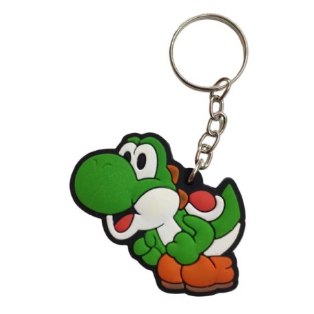 Chaveiro Emborrachado Super Mario Bros Yoshi