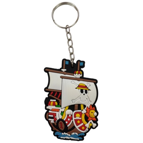 Chaveiro Emborrachado One Piece Thousand Sunny