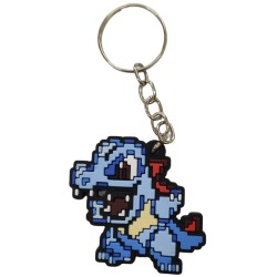 Chaveiro Emborrachado Pokémon Totodile Pixel 8Bit