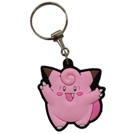 Chaveiro Emborrachado Pokémon Clefairy