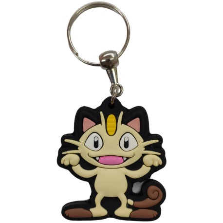 Chaveiro Emborrachado Pokémon Meowth