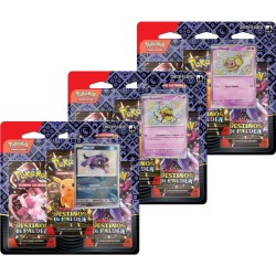 3 Triple Pack Pokémon Escarlate e Violeta Destinos de Paldea Greavard, Maschiff e Fidough Copag