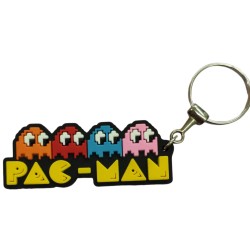 Chaveiro Emborrachado Pac - Man Logo