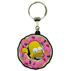 Chaveiro Emborrachado Os Simpsons Homer Donuts