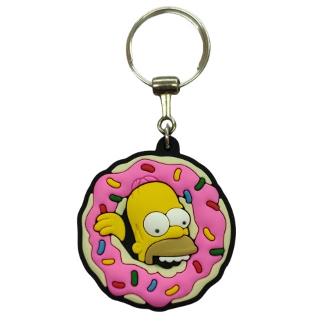 Chaveiro Emborrachado Os Simpsons Homer Donuts