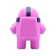 Boneco Among Us Pink Mask Series 2 Just Toys