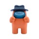 Boneco Among Us Orange Fedora Series 2 Just Toys