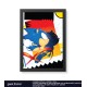 Quadro Decorativo Sonic Vs. Metal Sonic geek.frame