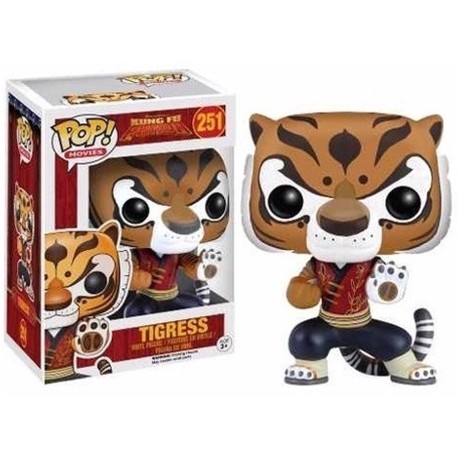 Boneco DreamWorks Kung Fu Panda Tigress Pop Funko 251