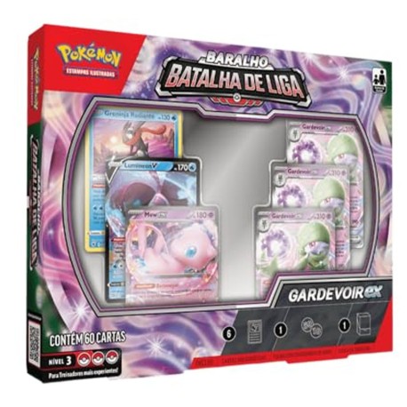 Box Pokémon Baralho Batalha de Liga Gardevoir EX Copag