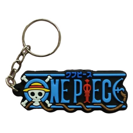 Chaveiro Emborrachado One Piece Logo