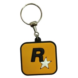 Chaveiro Emborrachado Emblema Rockstar Games