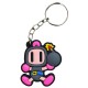 Chaveiro Emborrachado Bomberman Preto Kurobon