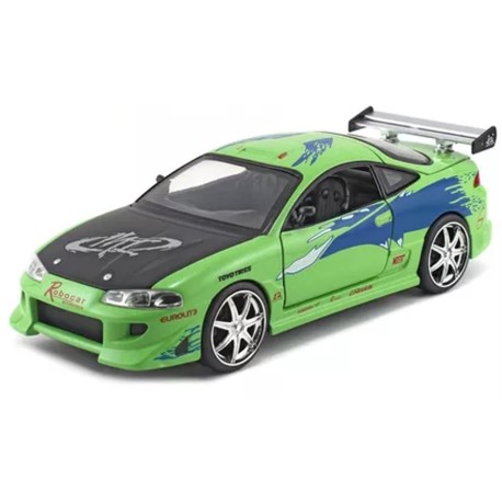 Miniatura Fast & Furious Velozes e Furiosos Mitsubishi Eclipse escala 1:24 Jada