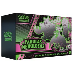 Box Elite Pokémon Escarlate e Violeta Fábulas Nebulosas Pecharunt Coleção Treinador Avançado Copag