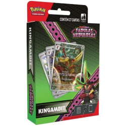 Box Pokémon Escarlate e Violeta Fábulas Nebulosas Kingambit Copag