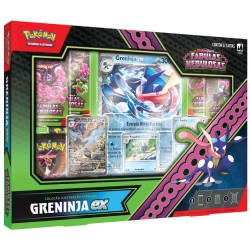 Box Pokémon Escarlate e Violeta Fábulas Nebulosas Greninja EX Copag