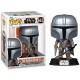 Boneco Star Wars The Mandalorian With Darksaber Pop Funko 663