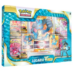 Box Pokémon Escarlate e Violeta Lucario V-Astro Copag