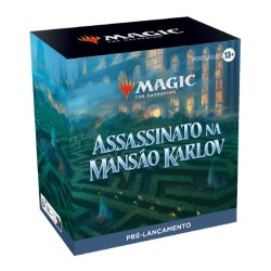 Kit Pré-Lançamento Magic: The Gathering Assassinato na Mansão Karlov Wizard of the Coast