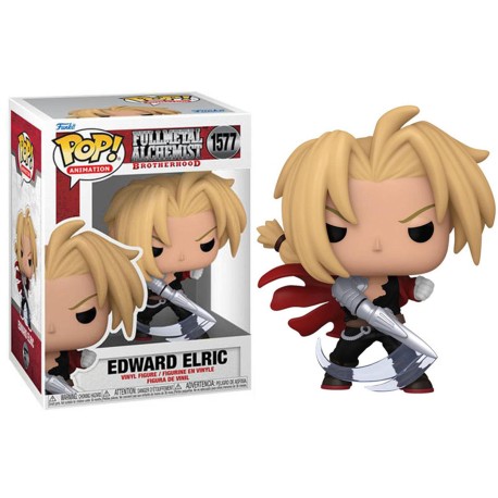 Boneco Fullmetal Alchemist Brotherhood Edward Elric With Blade Pop Funko 1577