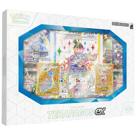 Box Pokémon Coleção Terapagos ex Copag