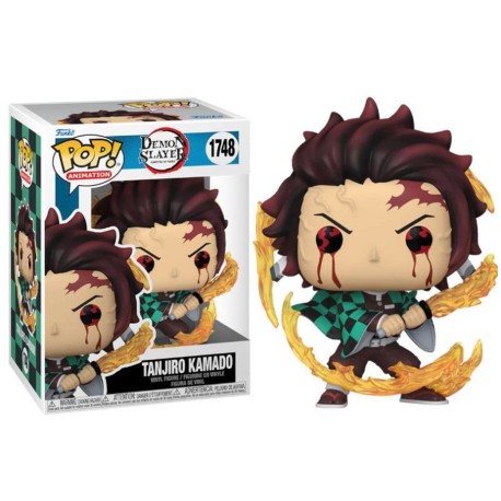 Boneco Demon Slayer Kimetsu no Yaiba Tanjiro Kamado Sun Breathing Pop Funko 1748