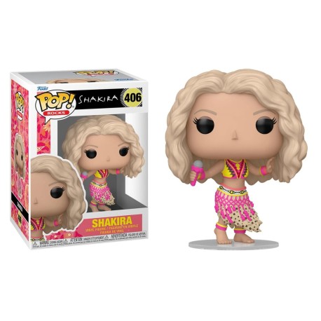 Boneco Shakira Waka Waka Pop Funko 406