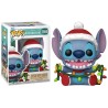 Boneco Disney Lilo & Stitch With Lights Natal Pop Funko 1504