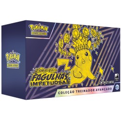 Box Elite Pokémon Escarlate e Violeta Fagulhas Impetuosas Coleção Treinador Avançado Copag