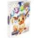 Pasta Fichário Pokémon Escarlate e Violeta Evoluções Prismáticas Capa Dura 4 Argolas