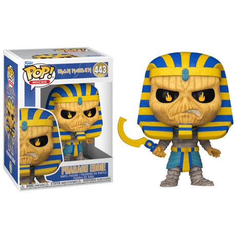 Boneco Iron Maiden Pharaoh Eddie Pop Funko 443