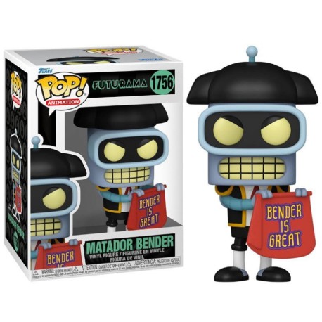 Boneco Futurama Matador Bender Pop Funko 1756