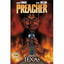 HQ Capa Dura Preacher A Caminho do Texas Volume 1 Vertigo