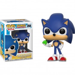 Boneco Sonic The Hedgehog Emerald Pop Funko 284