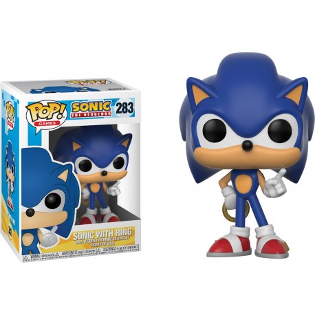 Boneco Sonic The Hedgehog Ring Pop Funko 283