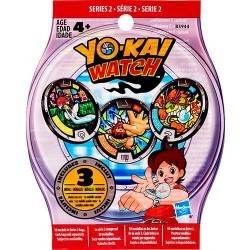 Kit 3 Medalhas Yo-Kai Watch Serie 2 Hasbro