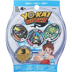 Kit 3 Medalhas Yo-Kai Watch Serie 1 Hasbro