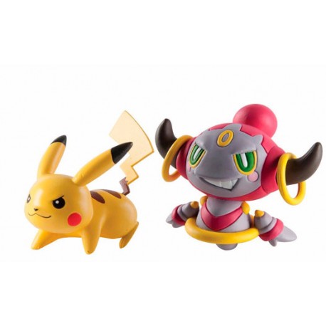 2 Boneco Pokémon Pikachu VS Hoopa Tomy