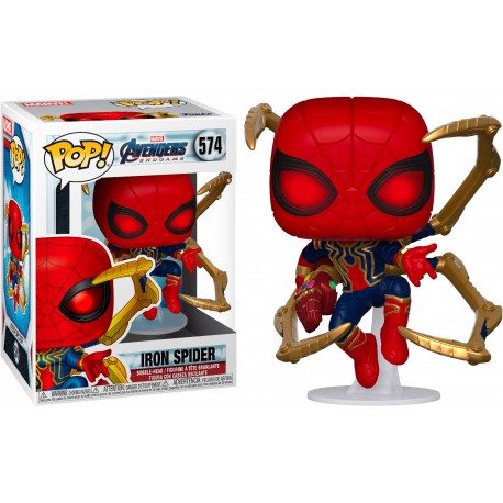 Boneco Marvel Avengers Endgame Iron Spider Pop Funko 574