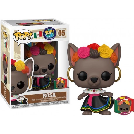 Boneco Around The World Rosa México com Broche Pop Funko 05