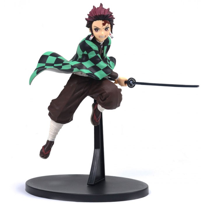 Boneco Action Figure Tanjiro Demon Slayer Bandai + Chaveiro