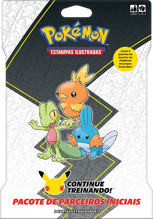 Blister Gigante Pokémon Região de Kanto - Edição Especial 25 Anos