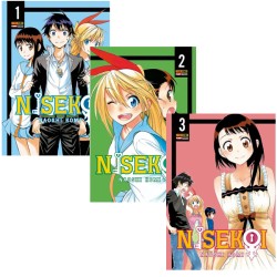 Kit 3 Mangás Nisekoi Volume 01 02 e 03